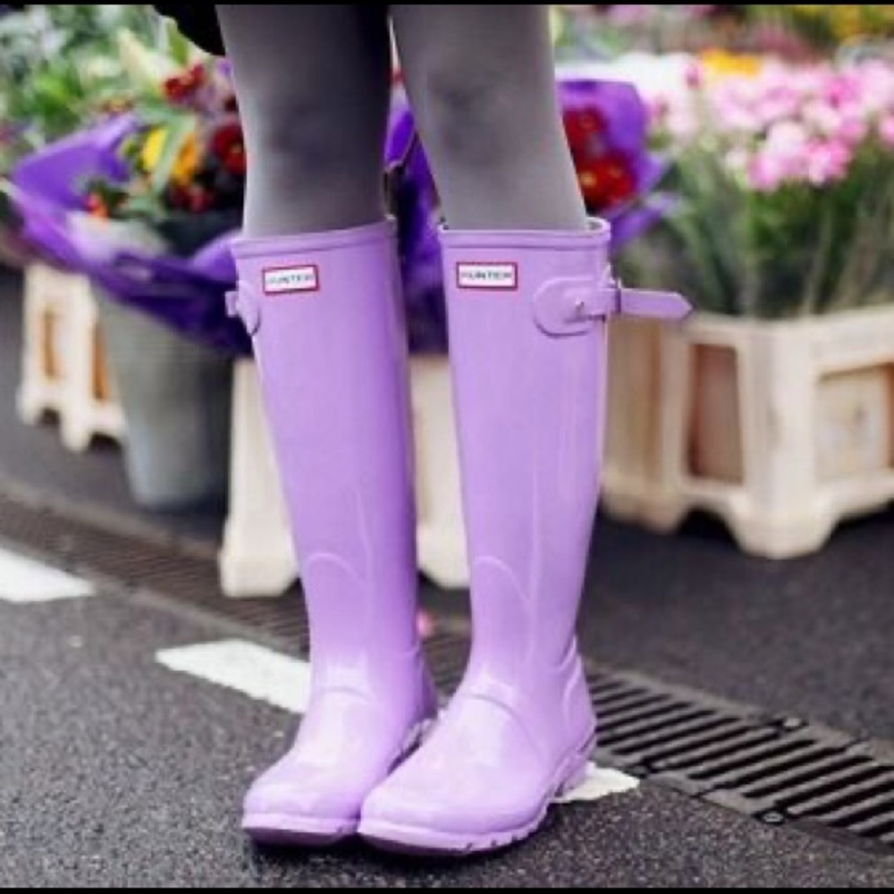 Lavender Hunter Boots